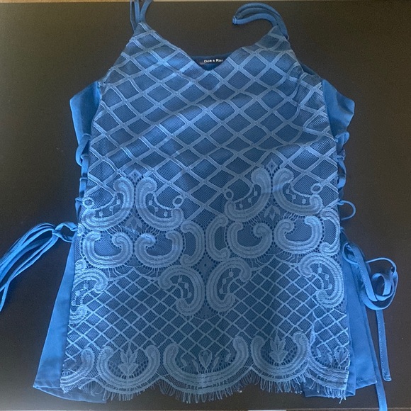 Doe & Rae Tank with Lace Up Sides - Picture 4 of 7